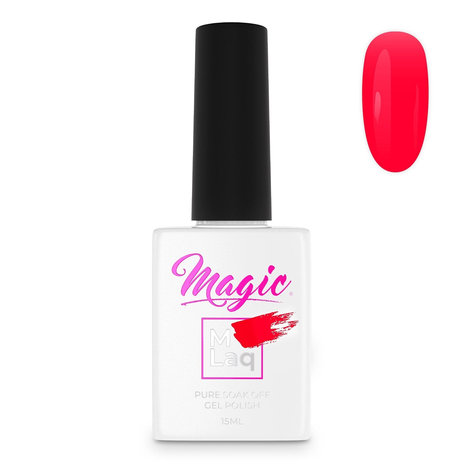 Magic Gel Polish MLaq 15 ml - Neon Rose #287