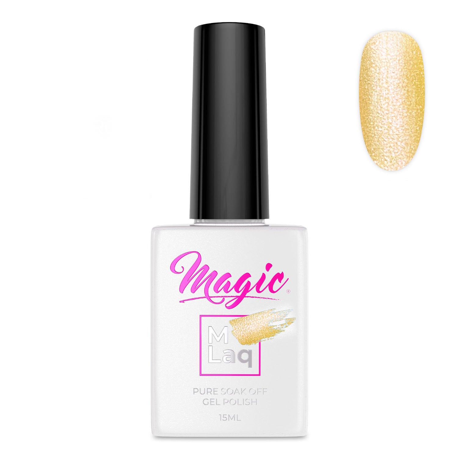 Magic Gel Polish MLaq 15 ml - Golden Twilight #345