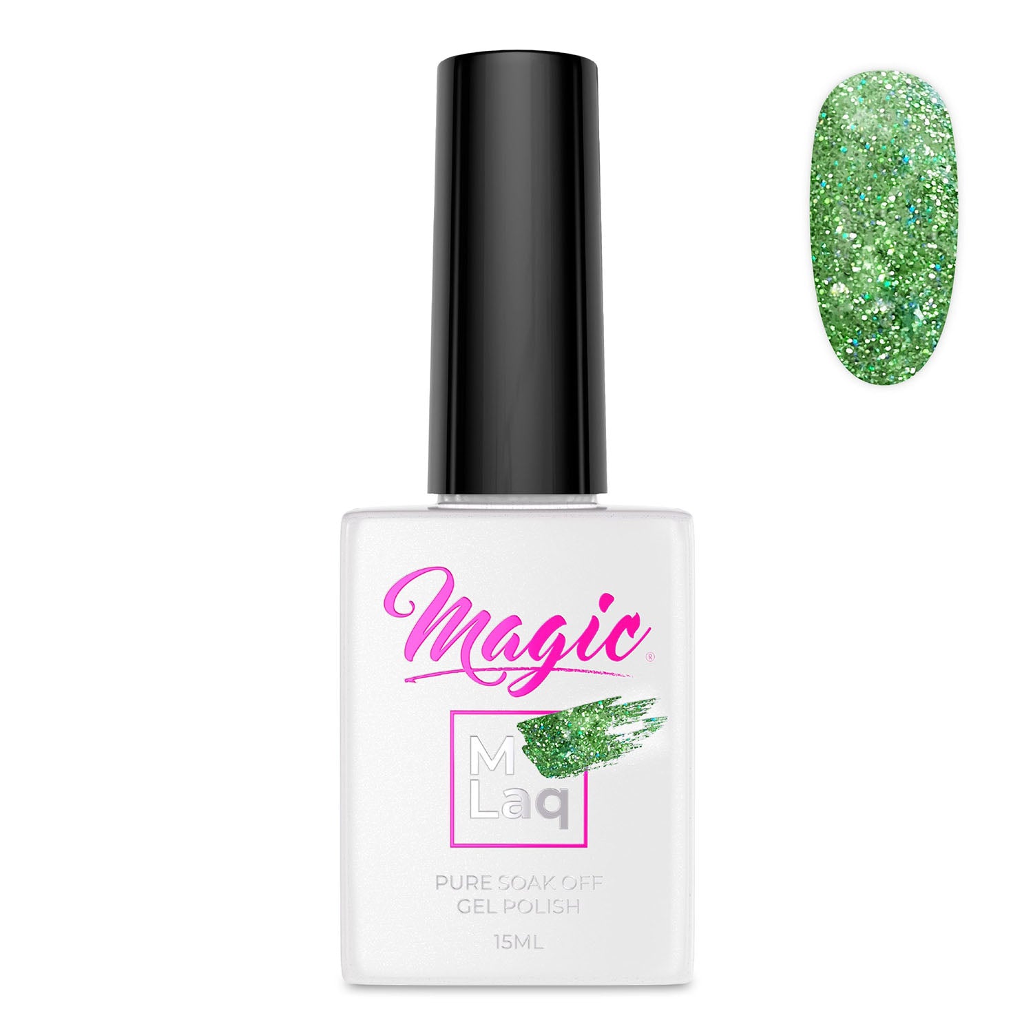 Magic Gel Polish MLaq 15 ml - Silk and Sage #348