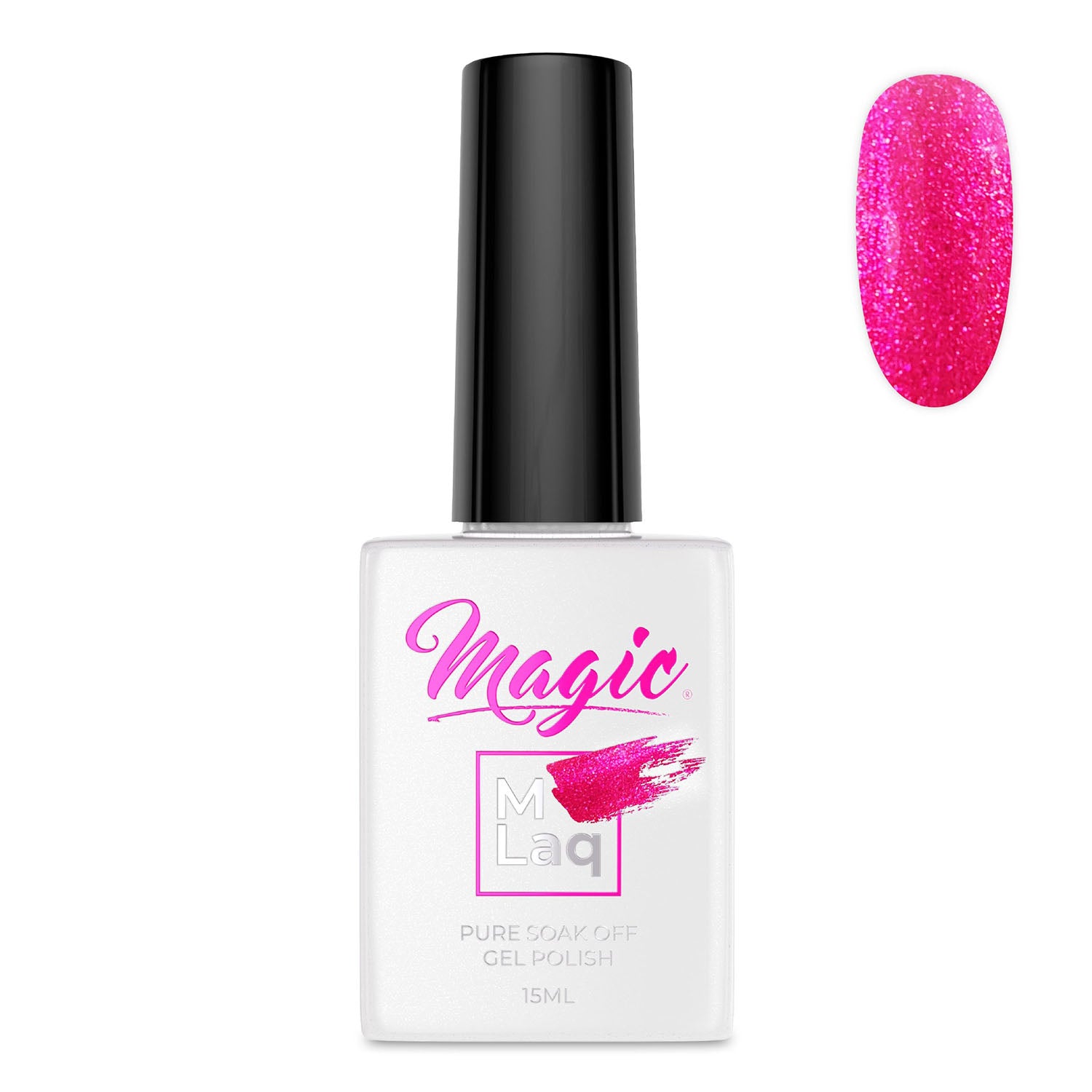Magic Gel Polish MLaq 15 ml - Fuchsia Heels #350
