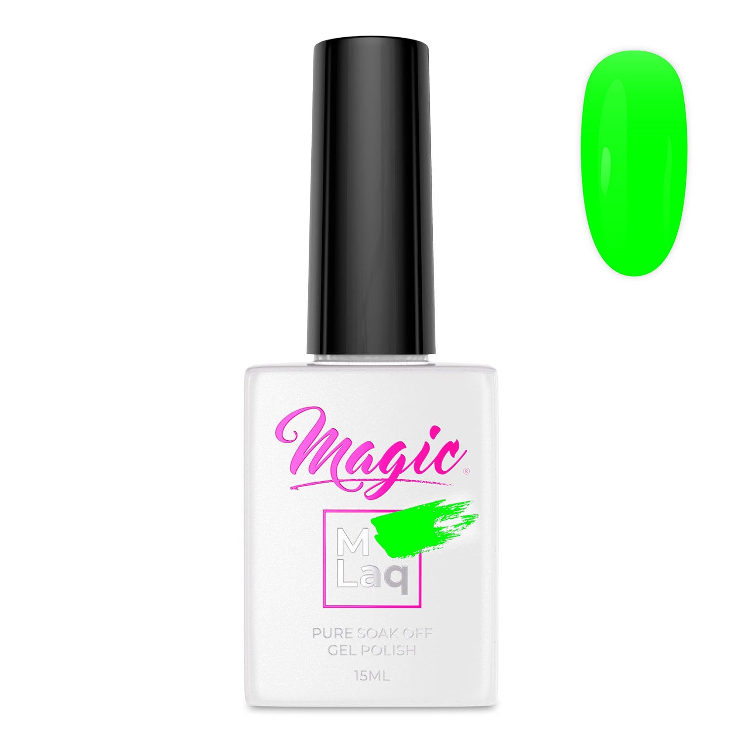 Magic Gel Polish MLaq 15 ml - Cotton Candy Lime #360