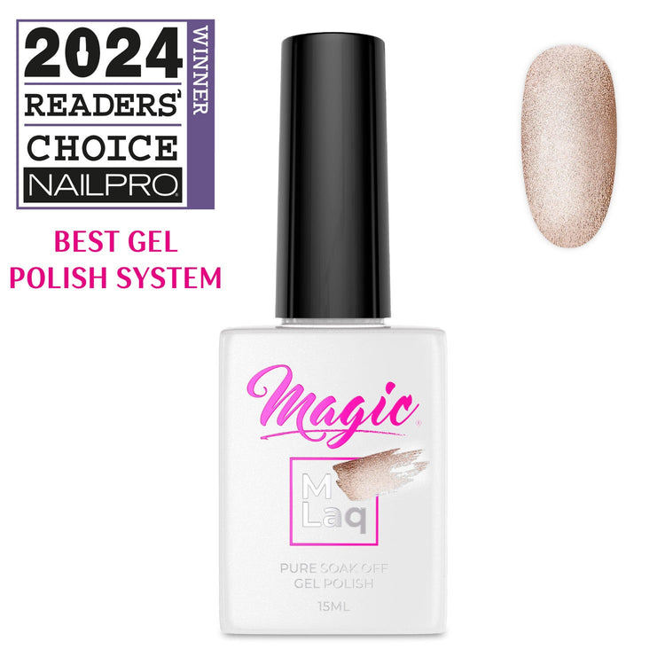 Magic Gel Polish MLaq 15 ml - Beige Cat Eye #379