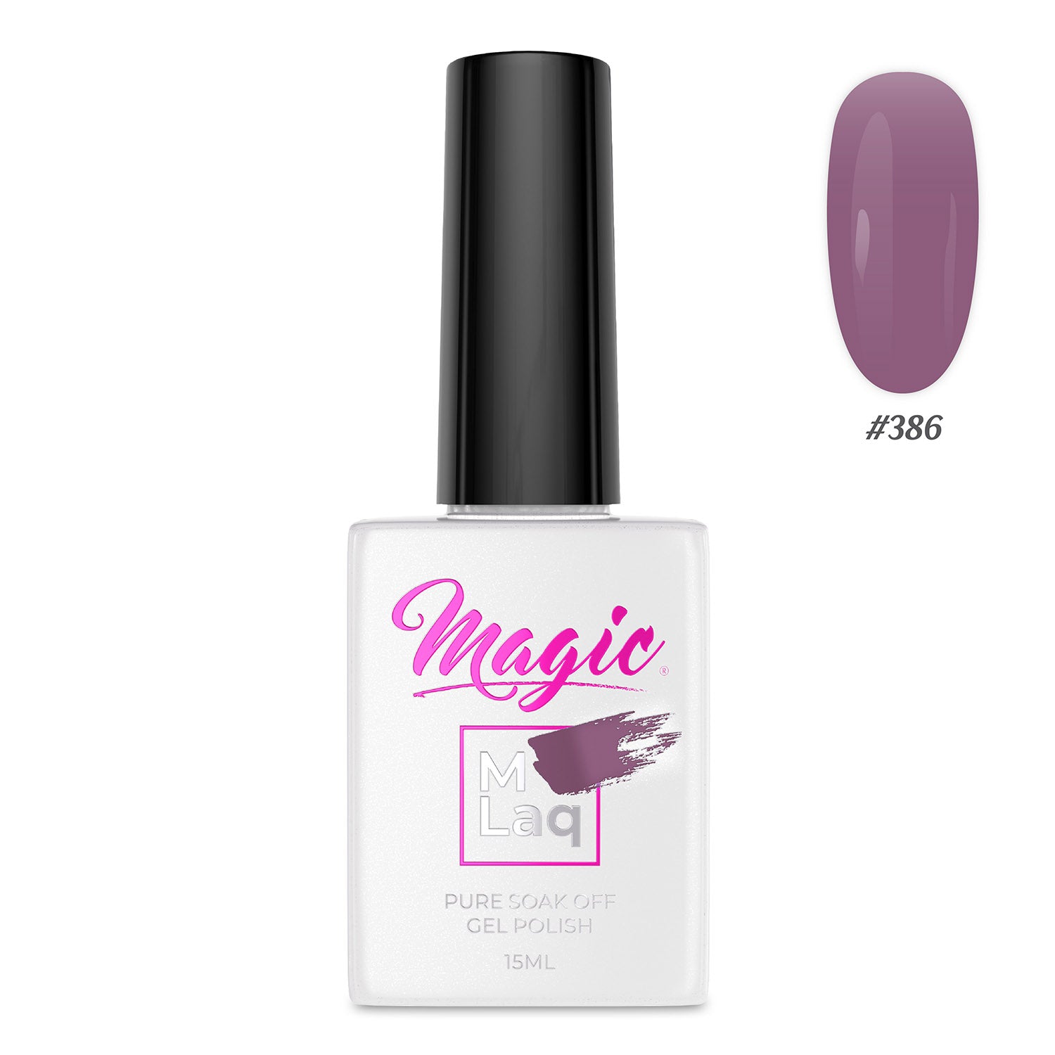 Magic Gel Polish MLaq 15 ml - Ash Rose #386