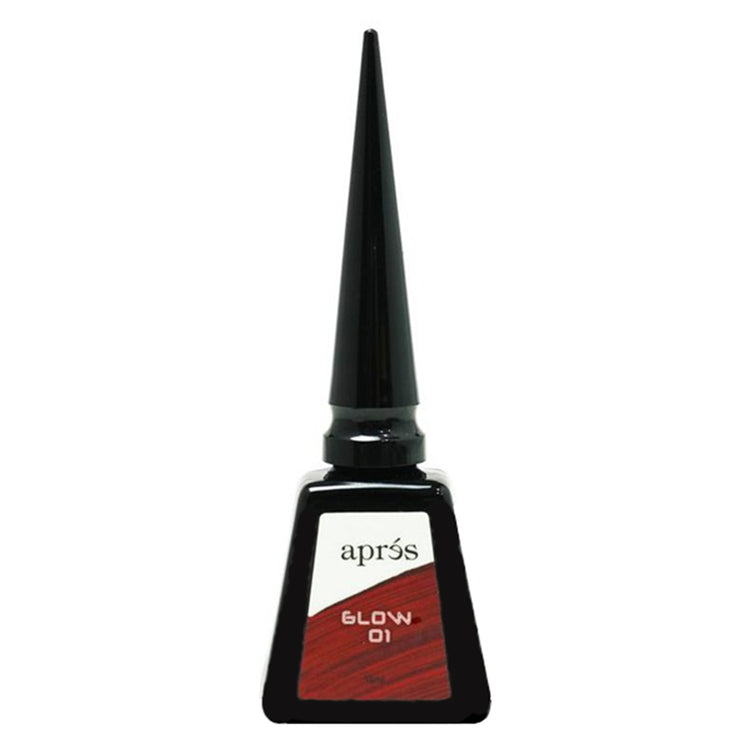 Apres Glow Gel 0.5 fl oz/15ml #Glow01 - Red APGG01