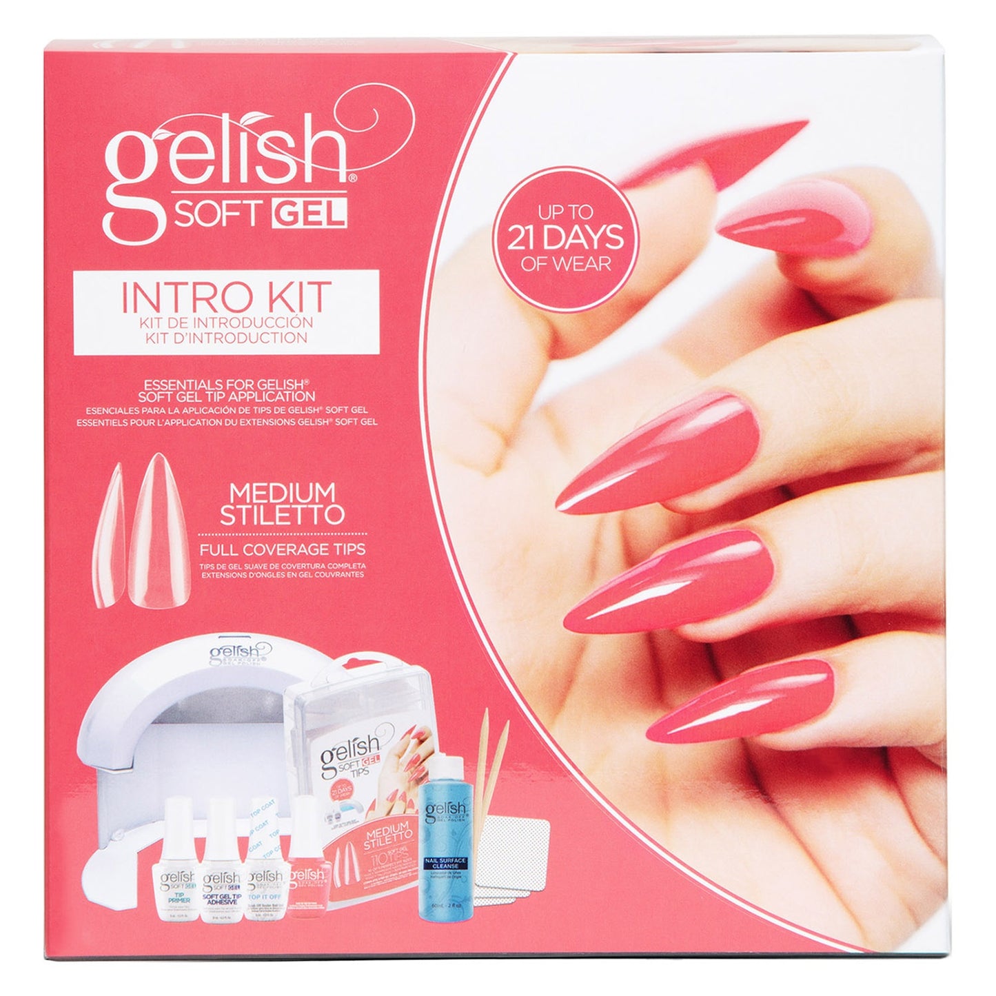 Gelish Soft Gel Intro Kit Medium Stiletto 1270007