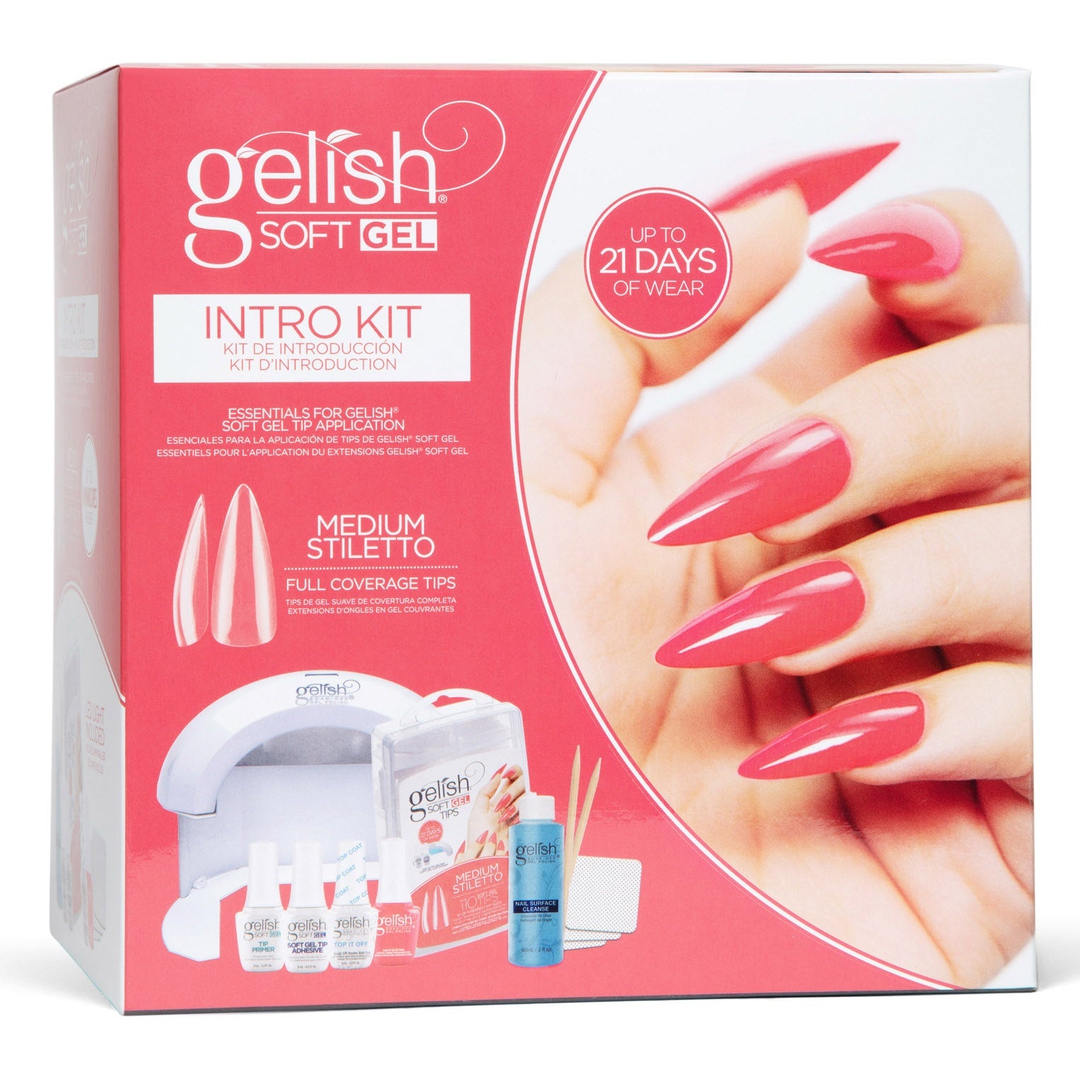 Gelish Soft Gel Intro Kit Medium Stiletto 1270007