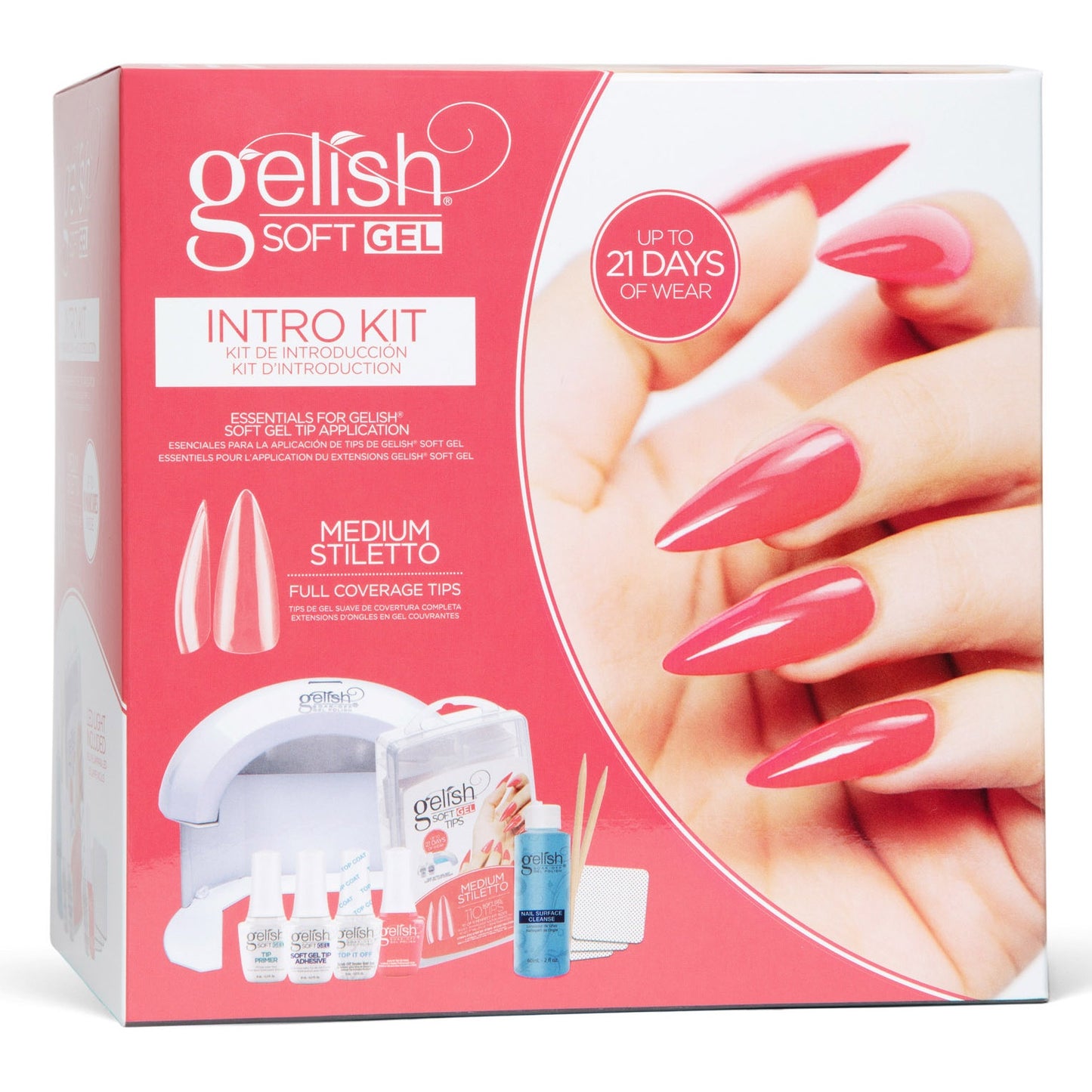 Gelish Soft Gel Intro Kit Medium Stiletto 1270007