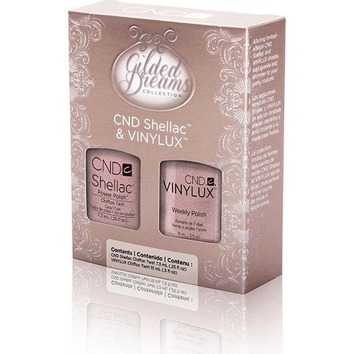 CND Gilded Dreams Shellac&Vinylux - Duo Chiffon Twirl #90708