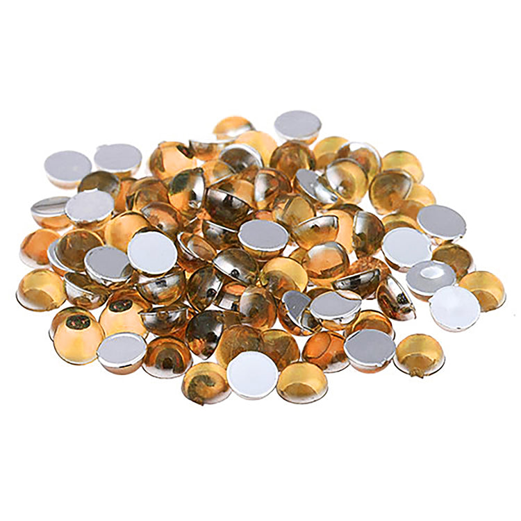 Artistic Gems Round Rhinestone 144ct - Gold 00103