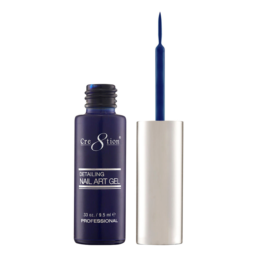 Cre8tion Detailing Nail Art Gel 0.33 oz - 14 Navy Blue 1249