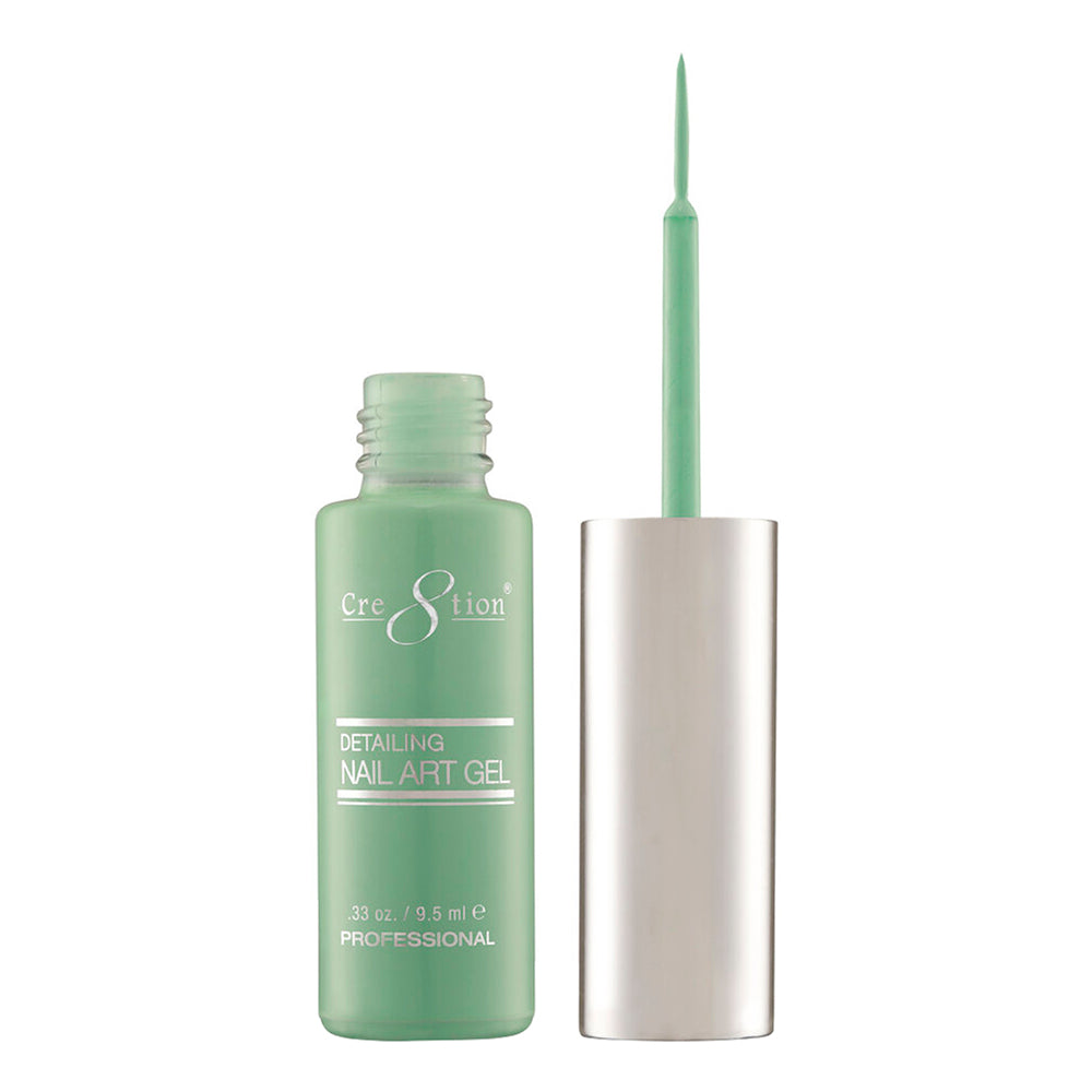 Cre8tion Detailing Nail Art Gel 0.33 oz - 08 Teal 0916-1243
