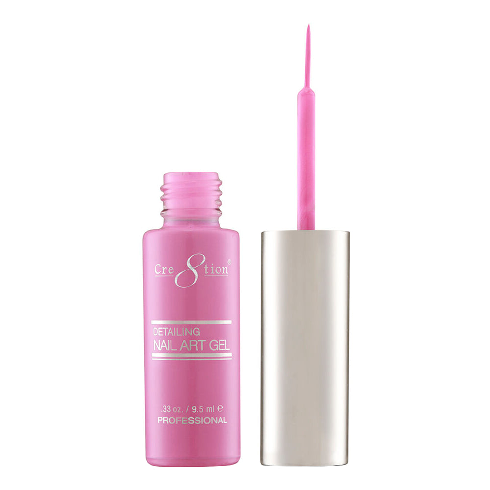 Cre8tion Detailing Nail Art Gel 0.33 oz - 09 Pink 0916-1244