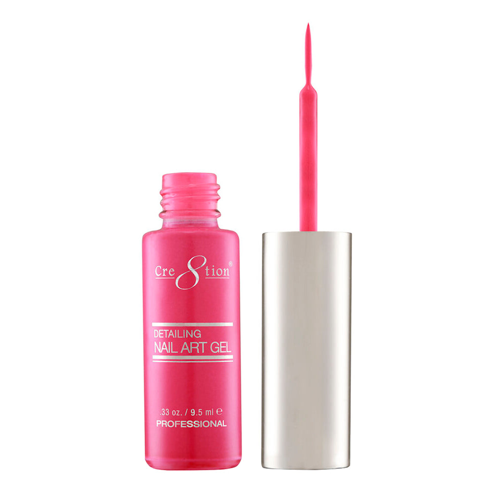 Cre8tion Detailing Nail Art Gel 0.33 oz -10 Fushia 0916-1245