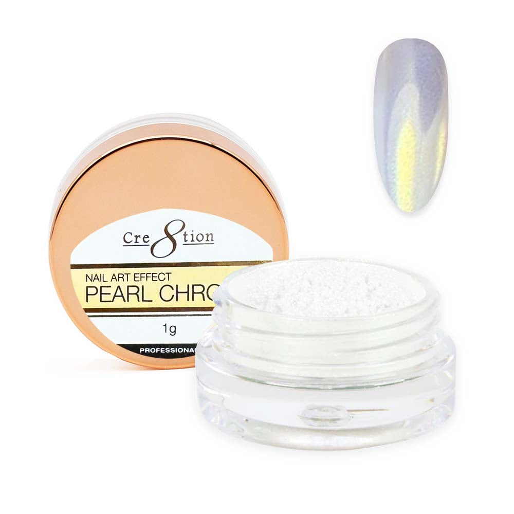 Cre8tion Nail Art Effect Pearl Chrome 1g #1 1101-1299