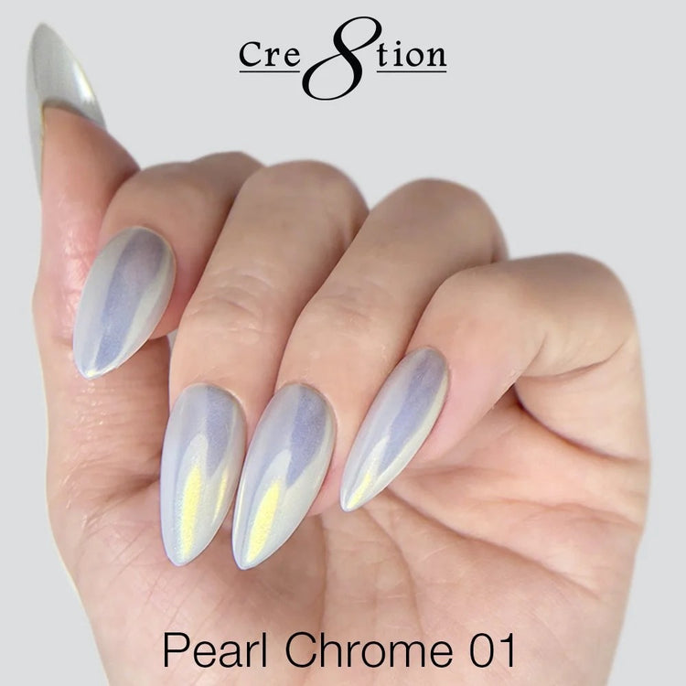 Cre8tion Nail Art Effect Pearl Chrome 1g #1 1101-1299