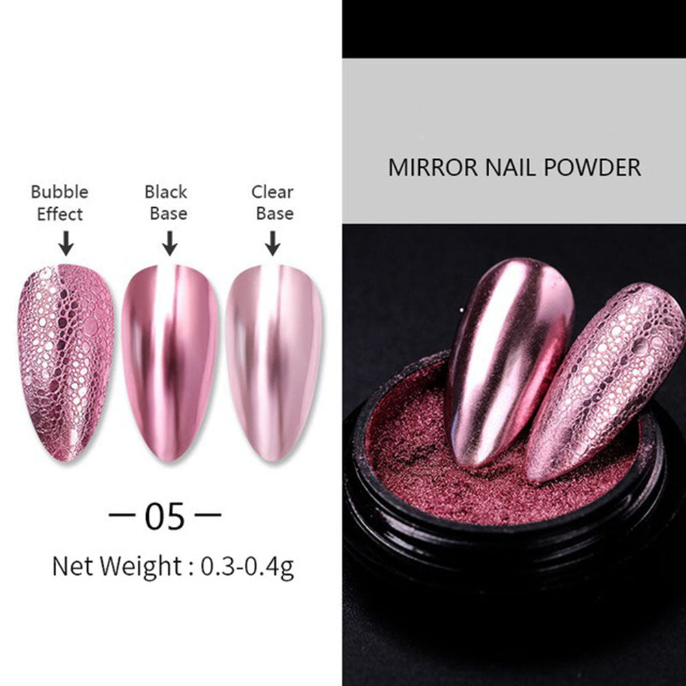 Mirror Effect Nail Glitter Powder Purple 46283-5