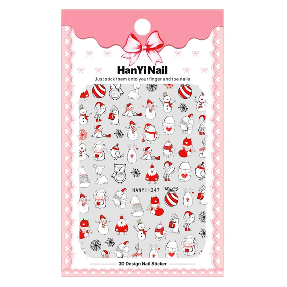 Cre8tion Nail Art Sticker Christmas H01 1101-1099
