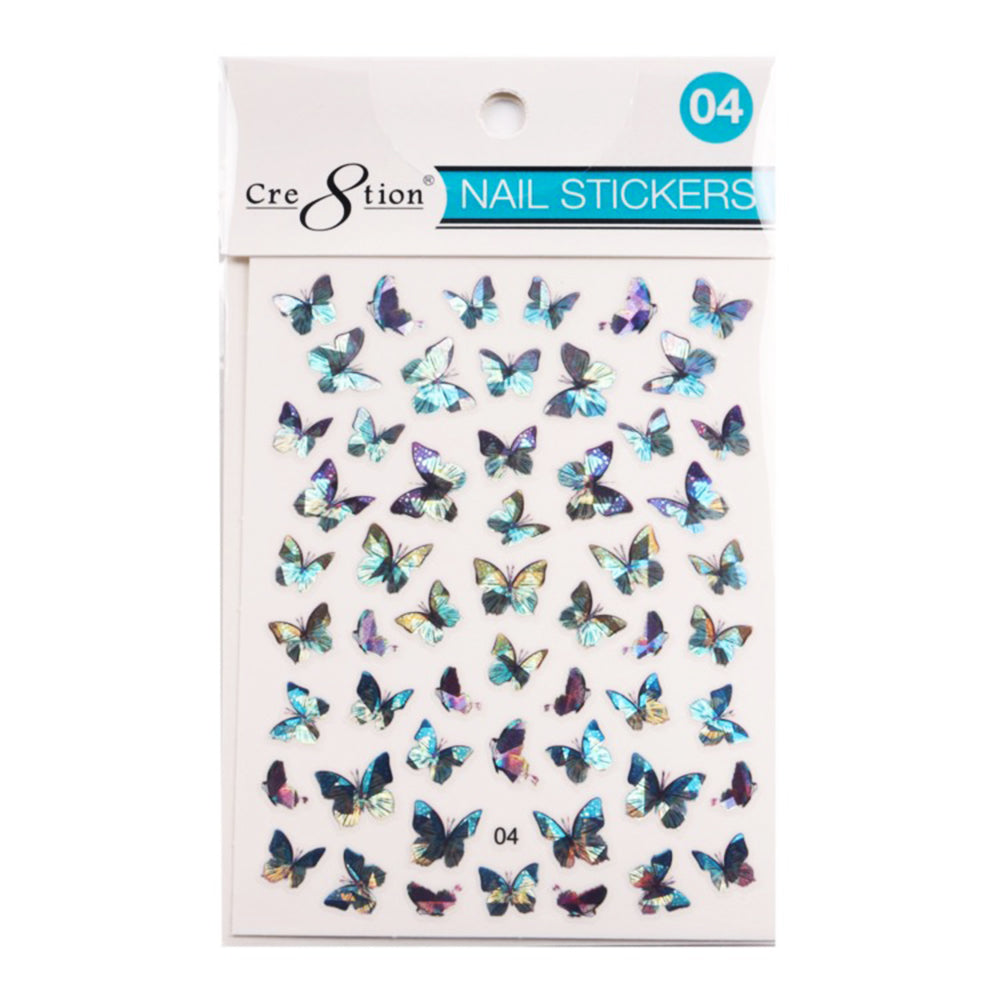 Cre8tion Nail Art Sticker Butterfly 04 1101-1112
