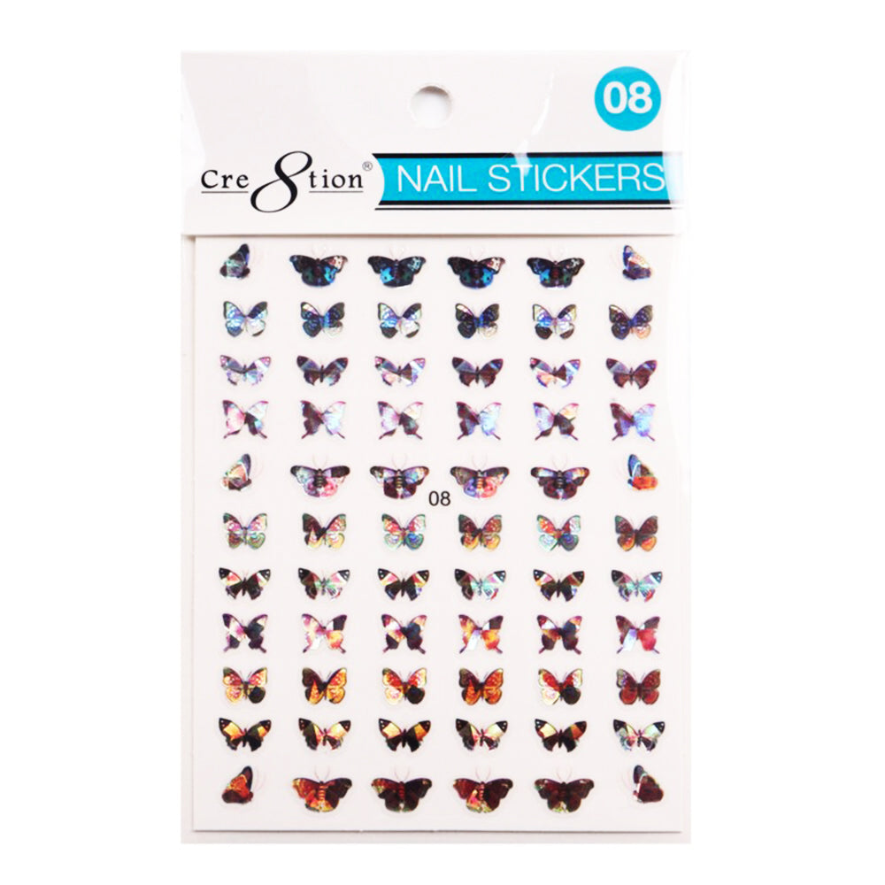 Cre8tion Nail Art Sticker Butterfly 08 1101-1116