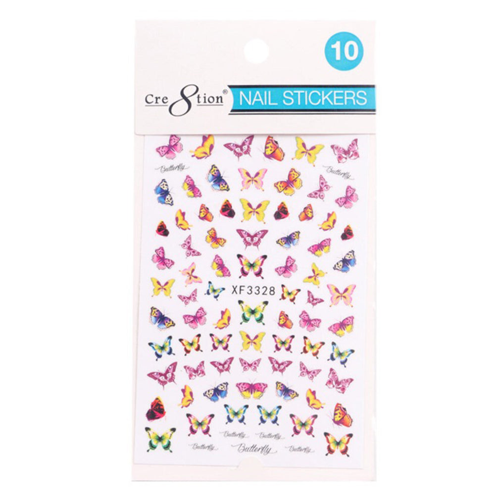 Cre8tion Nail Art Sticker Butterfly 10 1101-1121
