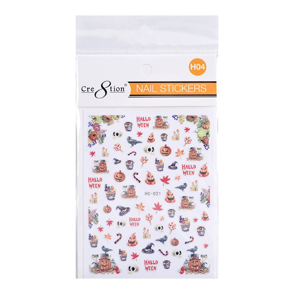 Cre8tion Nail Art Sticker Halloween H04 1101-1145