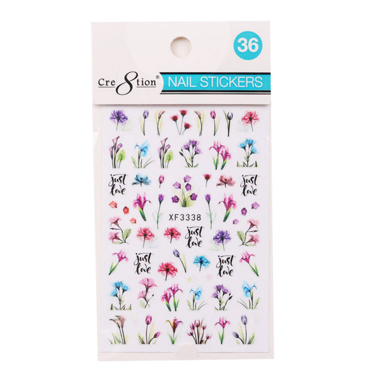 Cre8tion Nail Art Sticker Butterfly 36 1101-1167