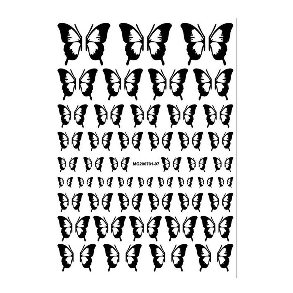 Cre8tion Nail Art Sticker Butterfly 50 1101-1181