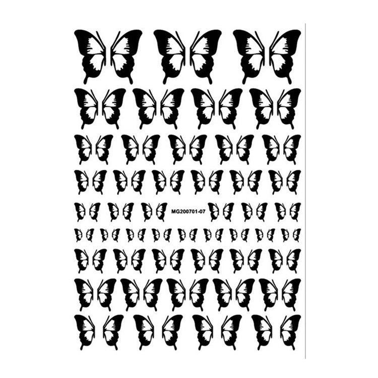 Cre8tion Nail Art Sticker Butterfly 50 1101-1181