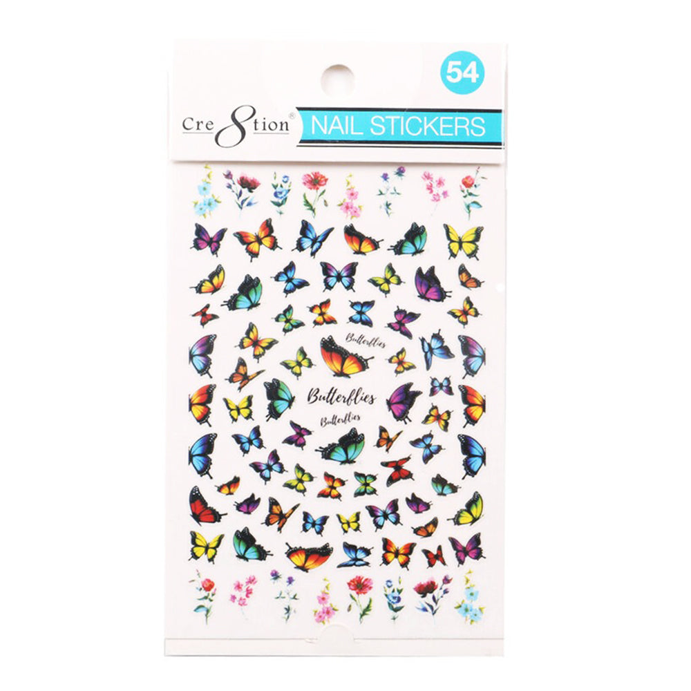 Cre8tion Nail Art Sticker Butterfly 54 1101-1185