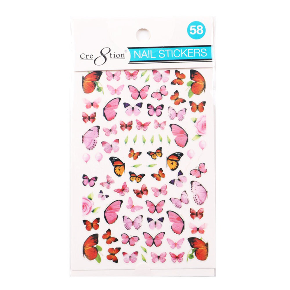 Cre8tion Nail Art Sticker Butterfly 58 1101-1189
