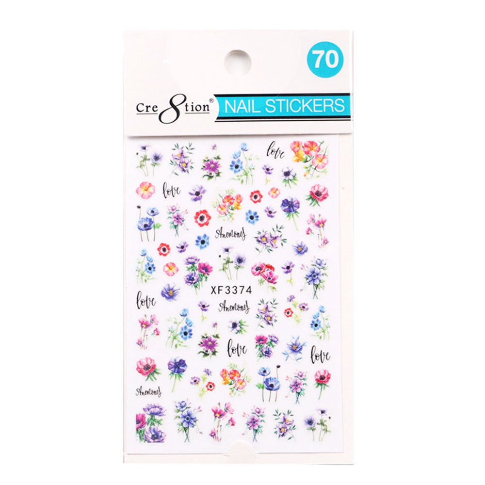 Cre8tion Nail Art Sticker Butterfly 70 1101-1201
