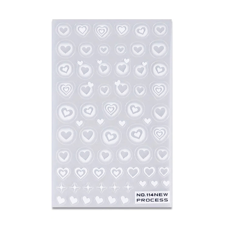3D Nail Art Stickers Airbrush Gradient Effect 11420
