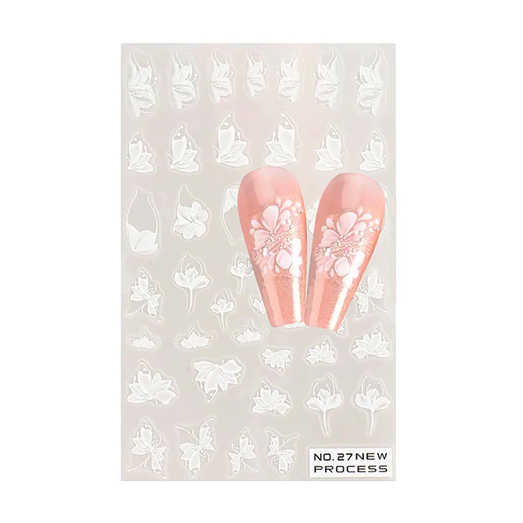 3D Nail Art Stickers Airbrush Gradient Effect 21720