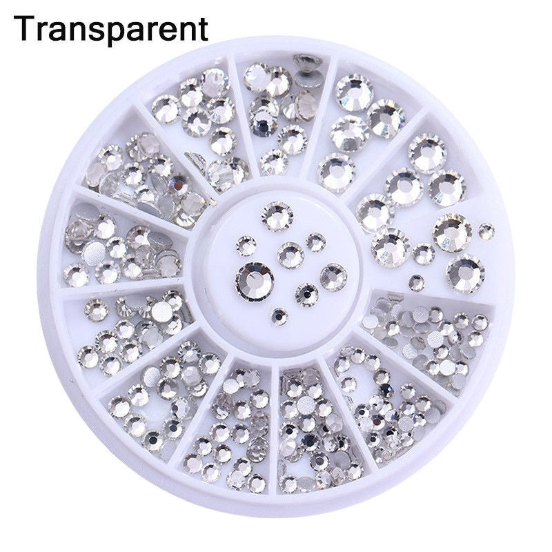 Rhinestone 3D Nail Art Decoration In Wheel #41749-2
