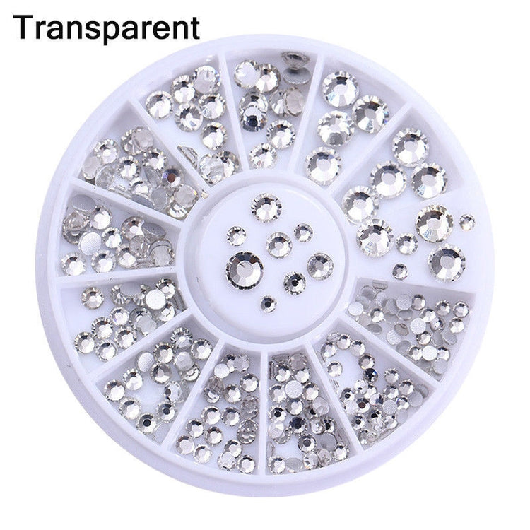 Rhinestone 3D Nail Art Decoration In Wheel #41749-2