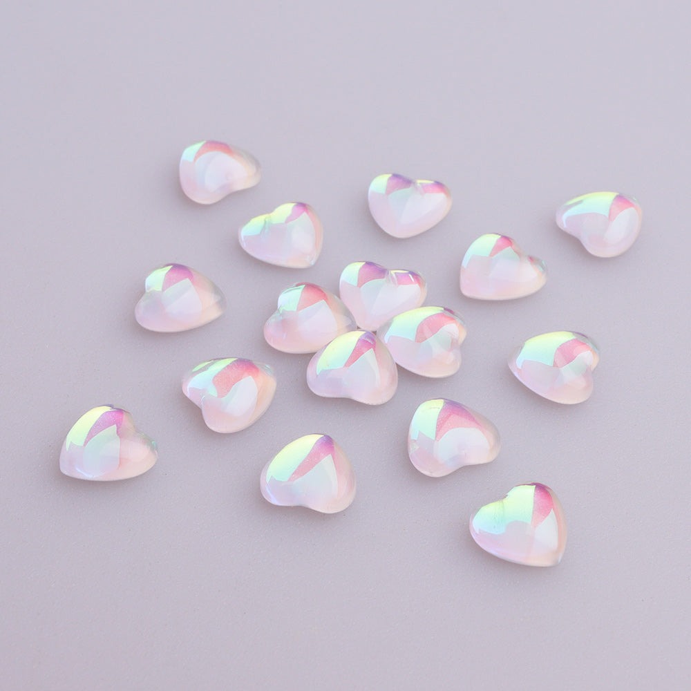 VDD Rhinestone Pearl Heart Shape 8mm 28g 65123