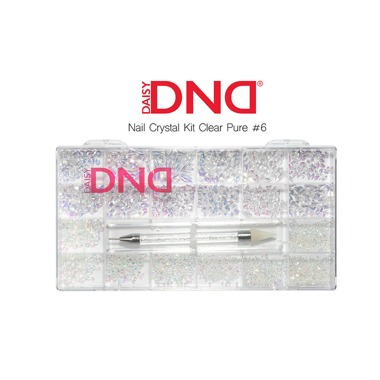 DND Nail Crystal Kit Clear Pure #6 68420