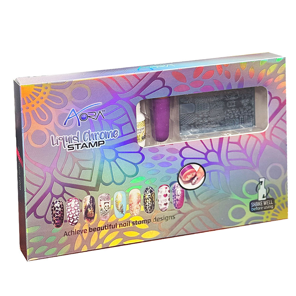 Aora Liquid Chrome Stamping Set 70450
