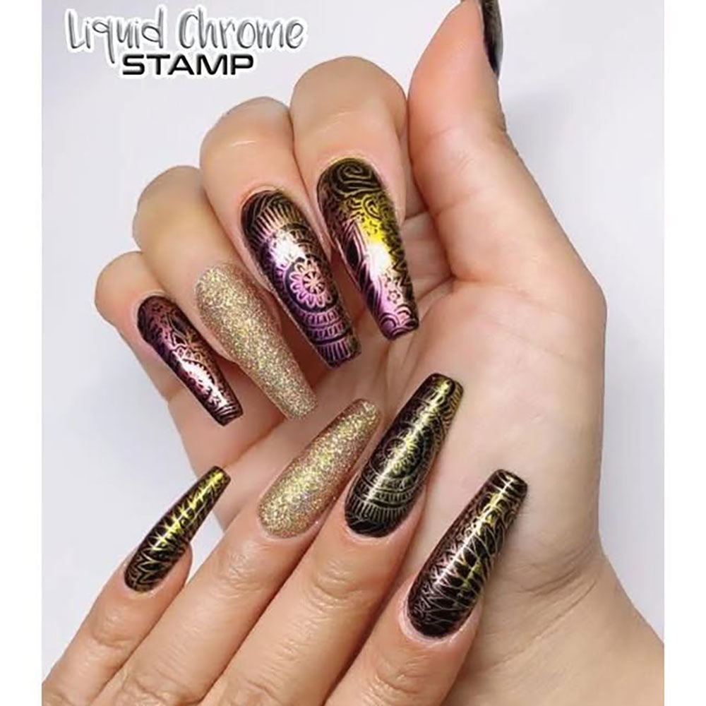 Aora Liquid Chrome Stamping Set 70450