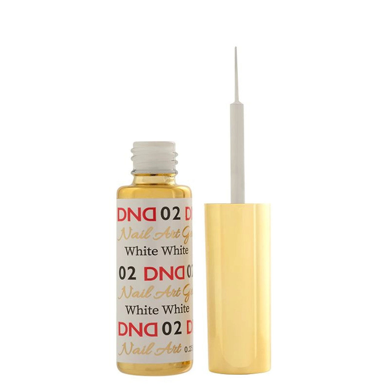 DND Nail Art Gel 0.25 fl oz/9 ml - White White DND02