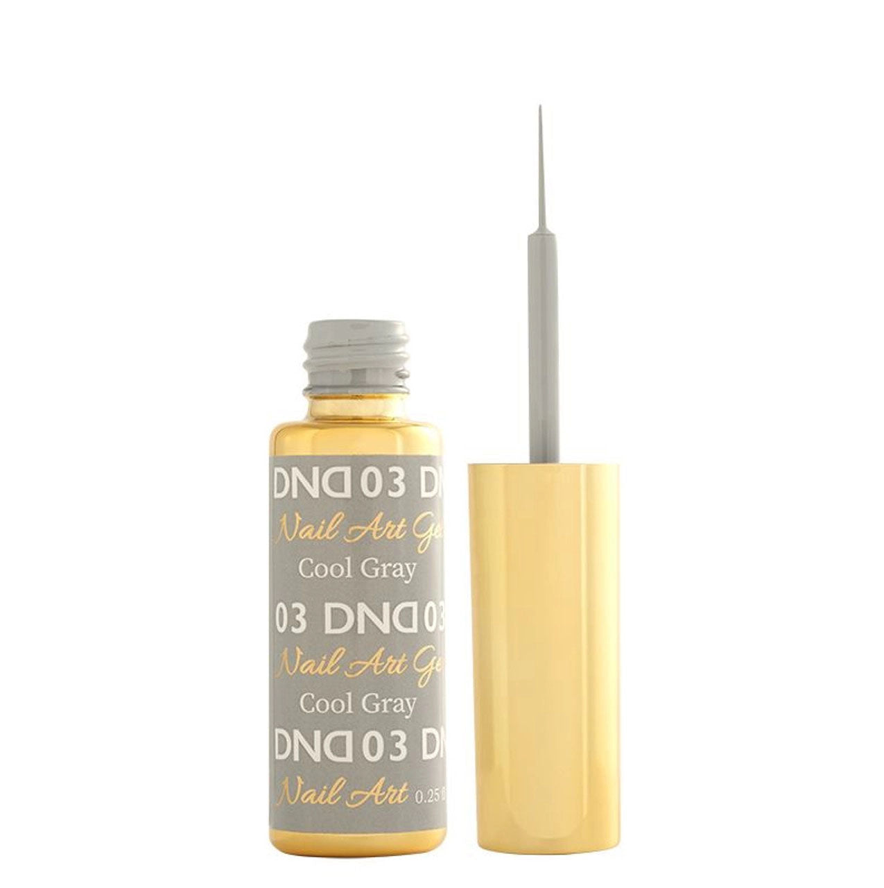 DND Nail Art Gel 0.25 fl oz/9 ml - Cool Gray DND03