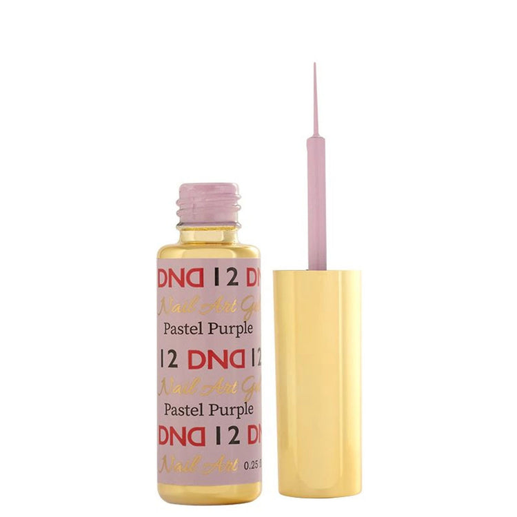 DND Nail Art Gel 0.25 fl oz/9 ml - Pastel Purple DND12