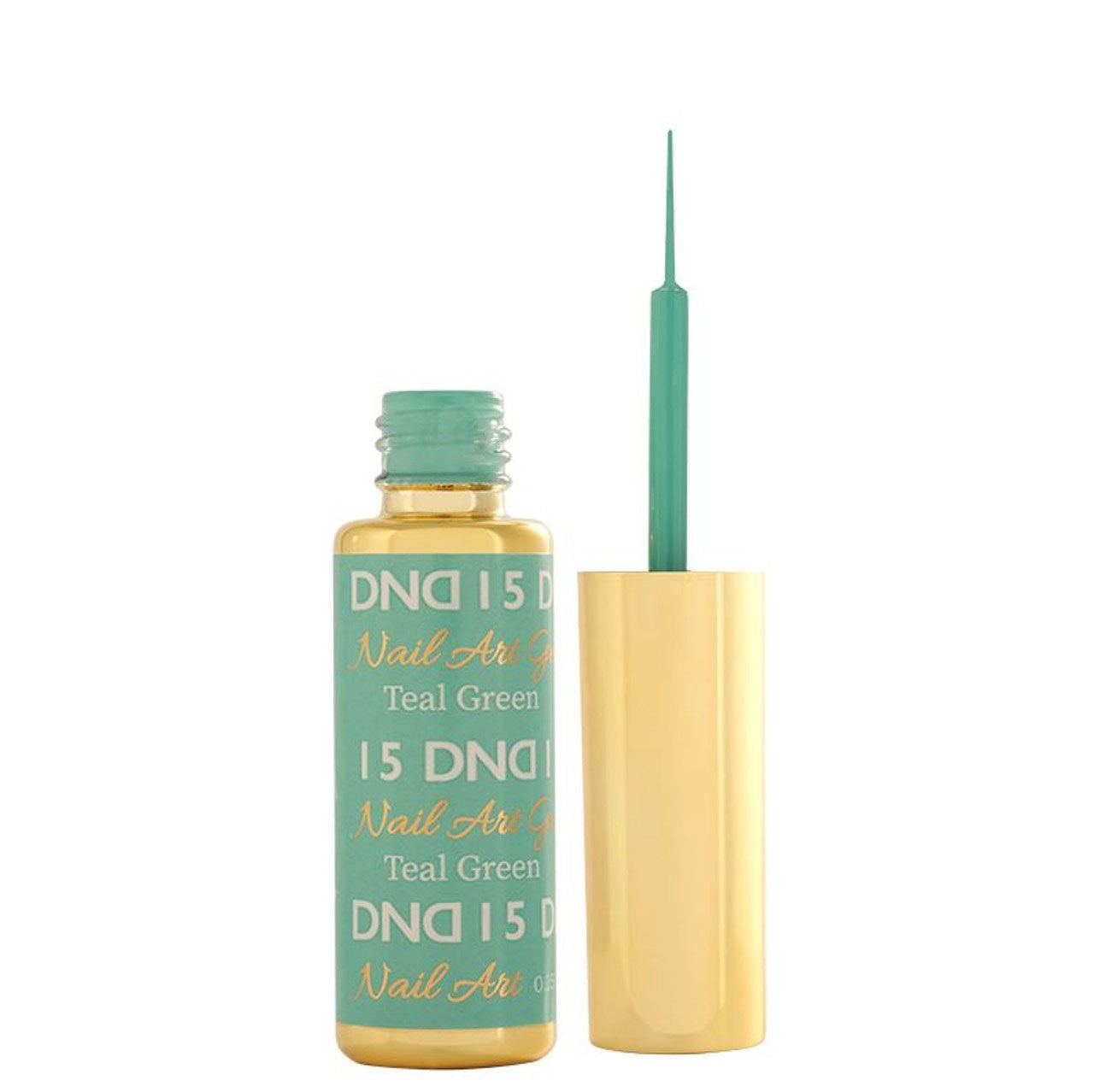 DND Nail Art Gel 0.25 fl oz/9 ml - Teal Green DND15