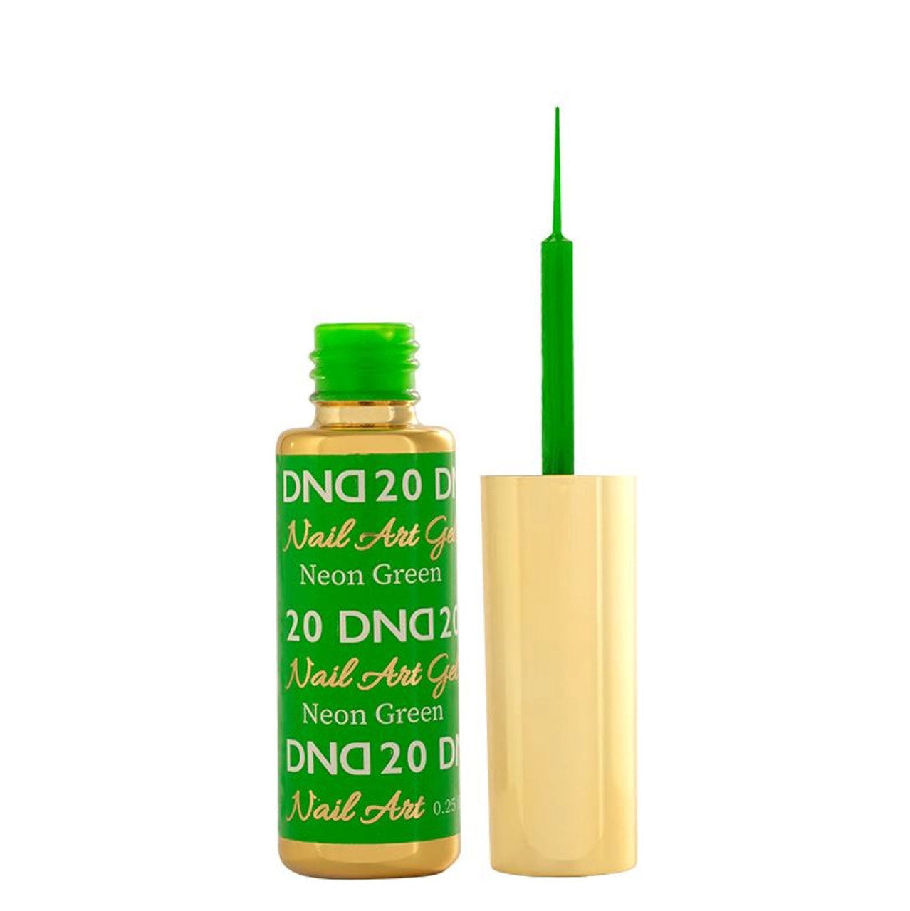 DND Nail Art Gel 0.25 fl oz/9 ml - Neon Green DND20