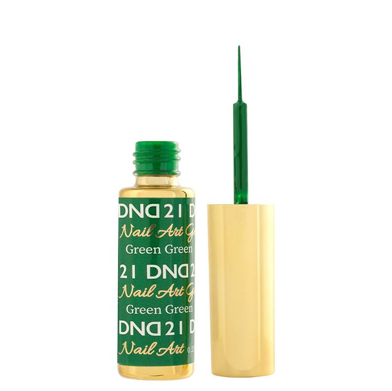 DND Nail Art Gel 0.25 fl oz/9 ml - Green Green DND21