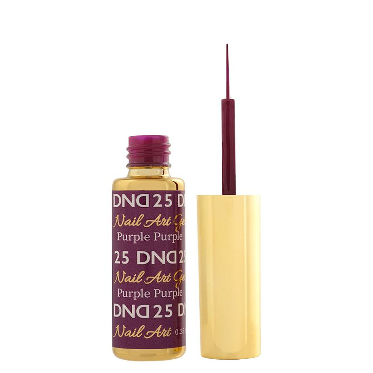 DND Nail Art Gel 0.25 fl oz/9 ml - Purple Purple DND25