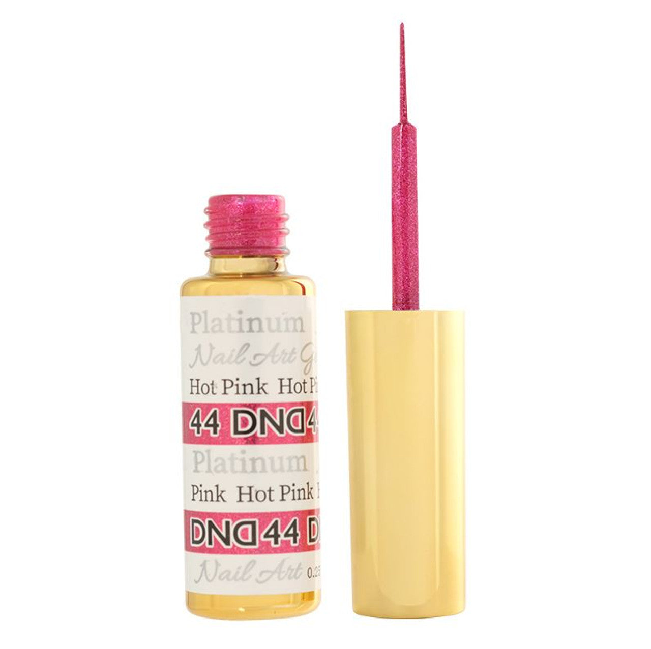 DND Nail Art Gel 0.25 fl oz/9 ml - Platinum Hot Pink DND44