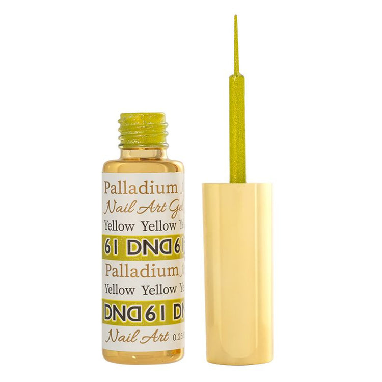 DND Nail Art Gel 0.25 floz/9ml - Palladium Yellow DND61