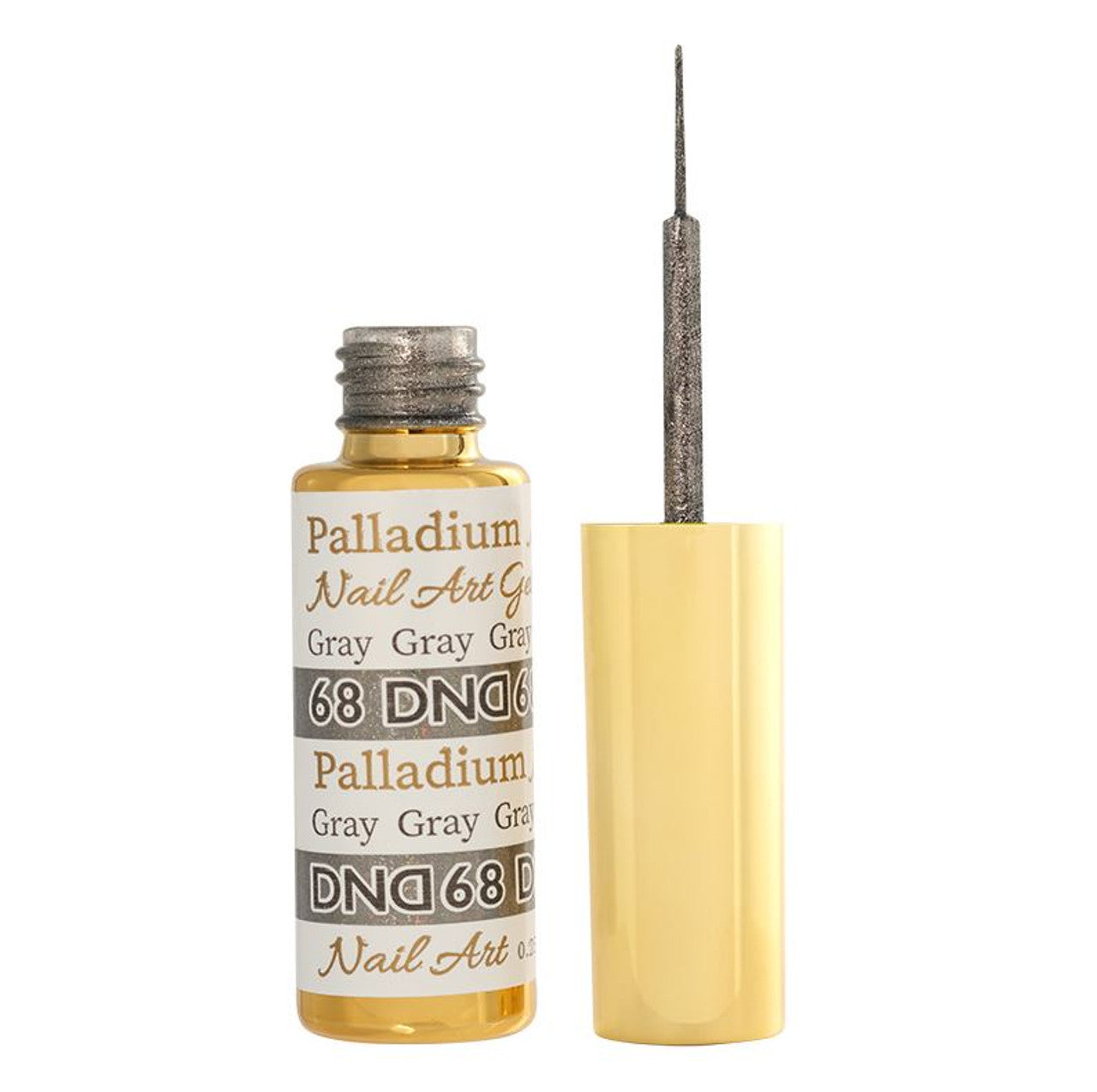 DND Nail Art Gel 0.25 fl oz/9ml - Palladium Gray DND68
