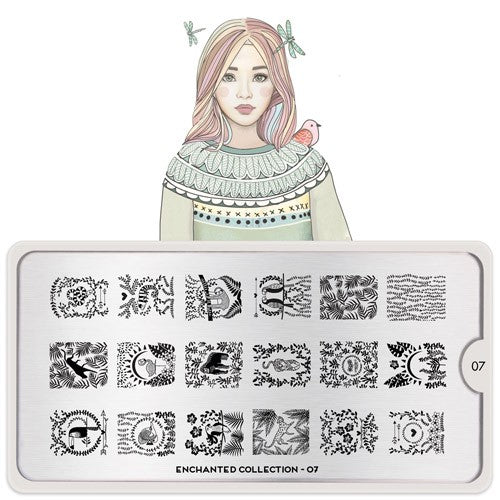 MoYou Nail Art Plate Collection Enchanted 07 #MPENC07